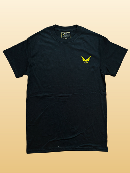 KÖRR Wing Emblem Tee – Black/Gold